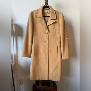 Larry Levine Designs Trench Coat Tan Size 8